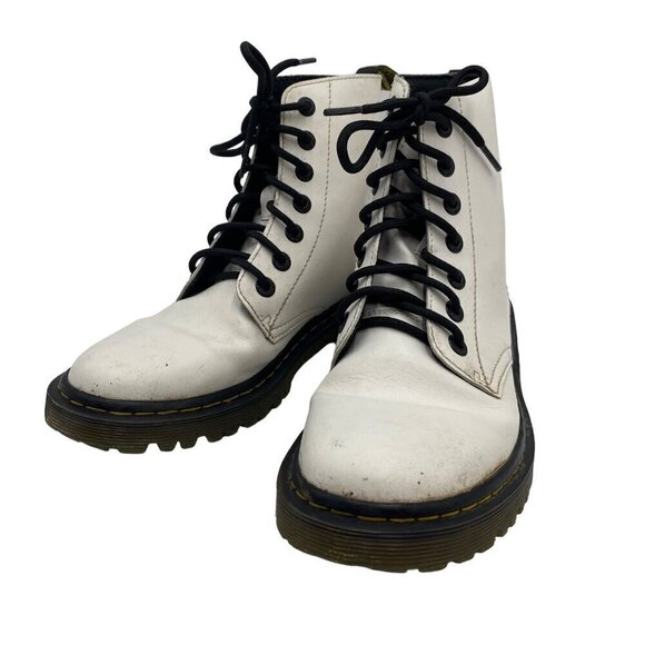 Dr. Martens AW004 Luana Combat Boots White Women's Size 8 - Picture 1 of 12